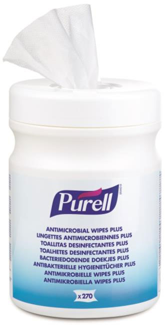 LINGETTES PURELL ANTIMICROBIENNE PLUSx100 GOJO Fabrication Franaise - Coop labo
