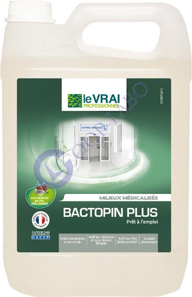 BACTOPIN PLUS milieu médicale