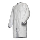 Blouse de laboratoire Tyvek® 500 de DuPont avec zip et poches