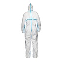 Combinaison de protection chimique à cagoule Tyvek® 600+ DuPont