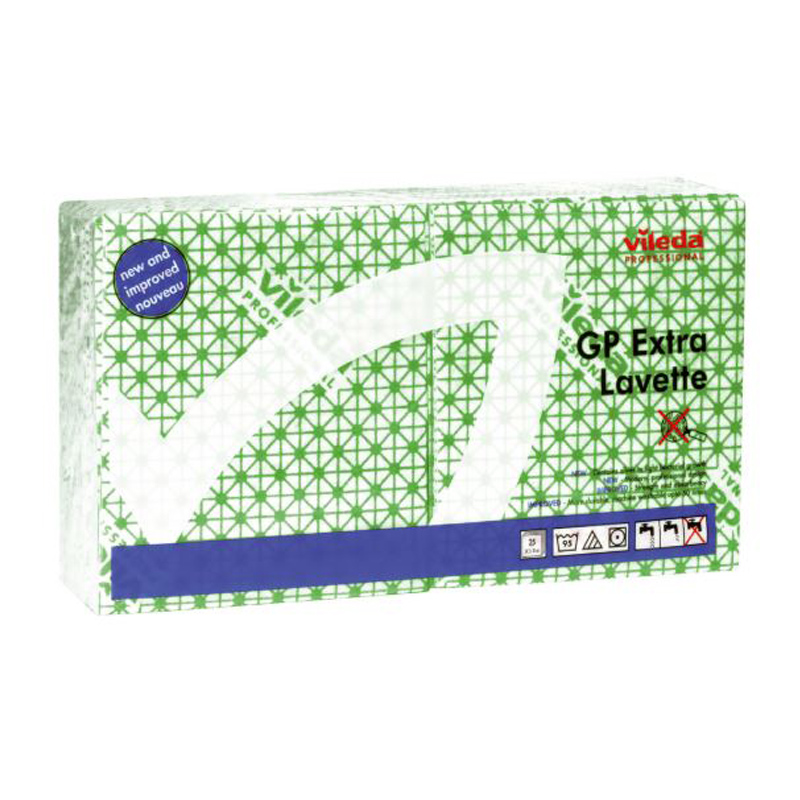 Lavettes antibactériennes VILEDA GP Extra - Sachet de 25 à la couleur