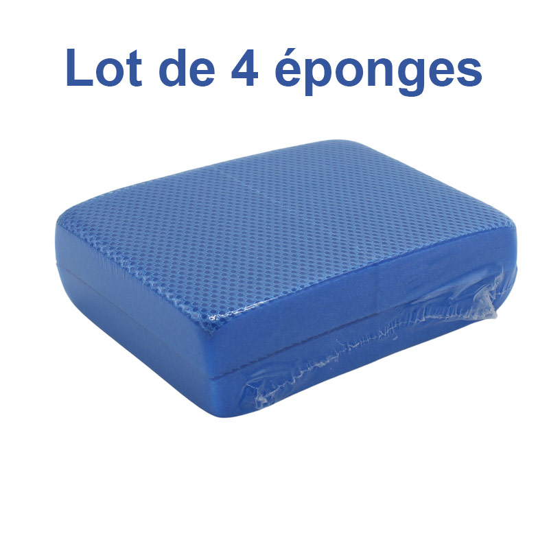 Éponges extra-nettoyantes bleues HACCP x 4