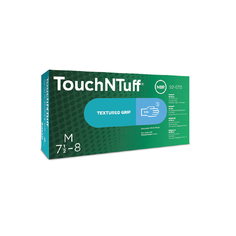 Gants TouchNTuff 92-670 ANSELL nitrile non poudrés x 100