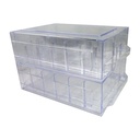 Bloc tiroir de rangement cristal transparent 10000 cm3