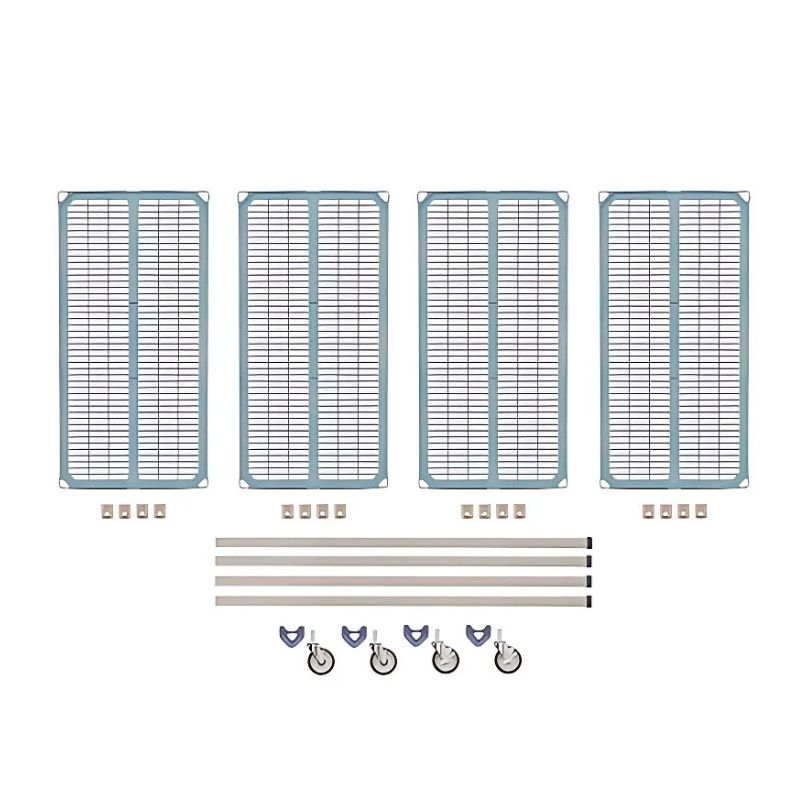 Chariot de manutention Microban® grillagé Metromax 4 nvx 61×106 cm