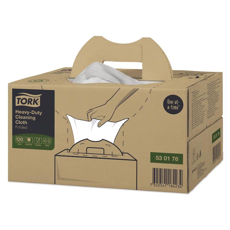 Chiffons de Nettoyages UltraRésistants W7 TORK x 1 Handybox 120 formats