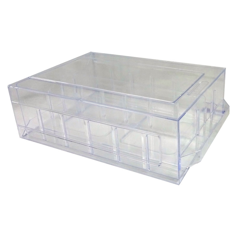 Bloc tiroir de rangement cristal transparent 10000 cm3