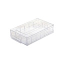 Bloc tiroir de rangement cristal transparent 2000 cm3