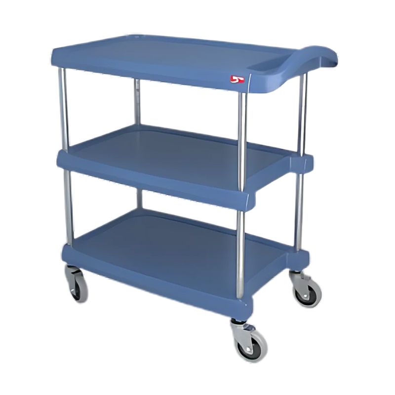 Chariot de service bleu MyCart® 3 nvx Microban® 46,5 x 80 cm