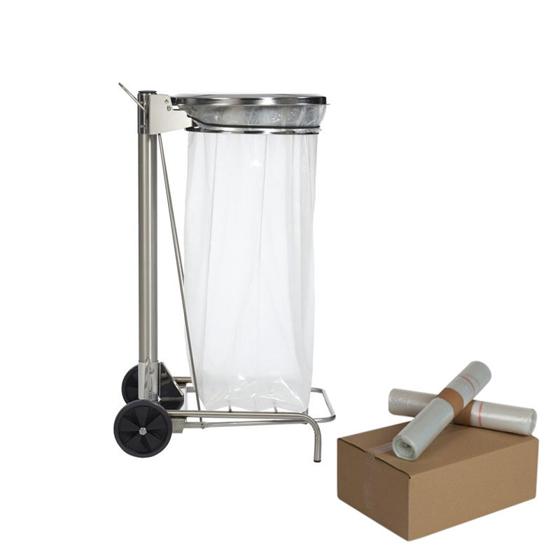 Sacs poubelles 110 L / 5 BDR transparent 40 µ x 200