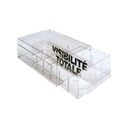 Bloc tiroir de rangement cristal transparent 7000 cm3