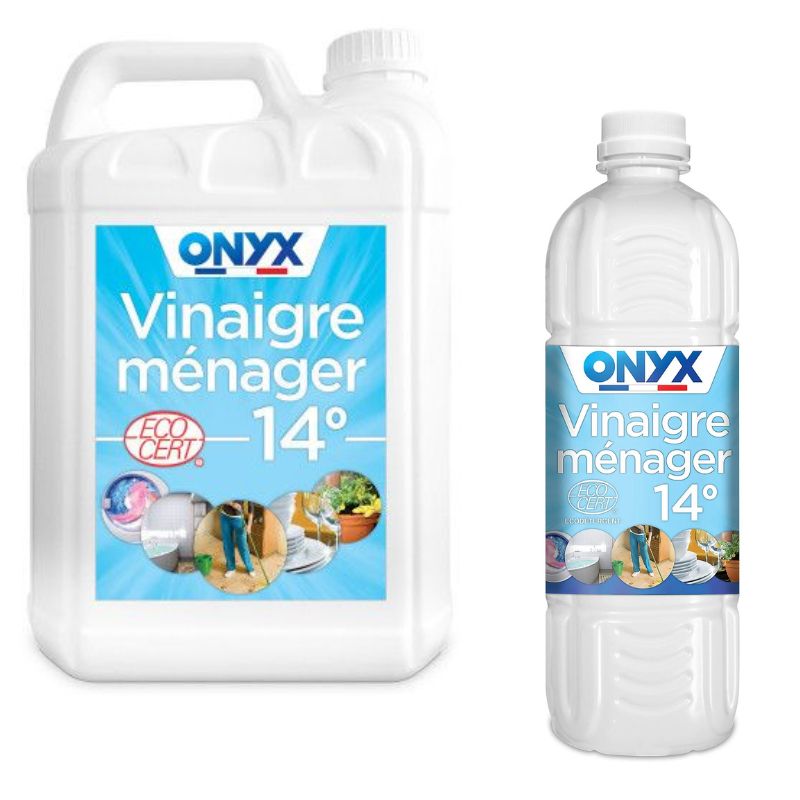 Vinaigre ménager concentré à 14° ONYX - 1 et 5 L