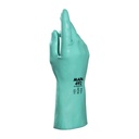 Gants verts de protection chimique en nitrile MAPA Ultranitril 492