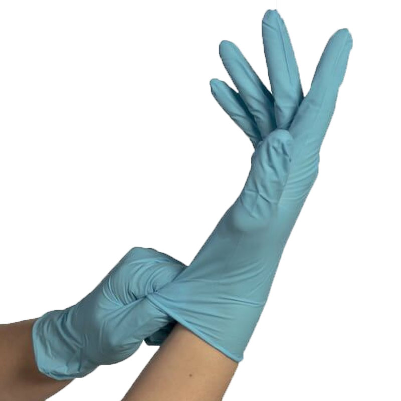 Gants de protection nitrile bleu non poudrés MUTEXIL x 100