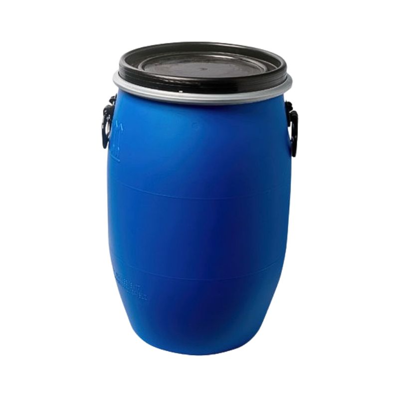 Fût rond PEHD bleu 30 L - 60 L