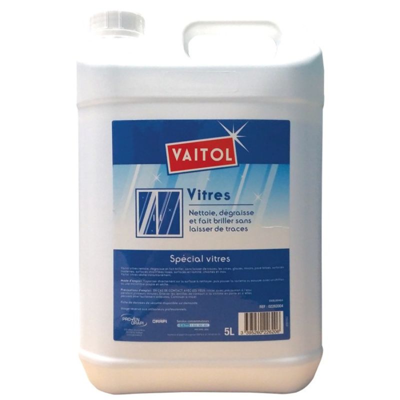 Nettoyant vitres à l'alcool VAITOL 5L