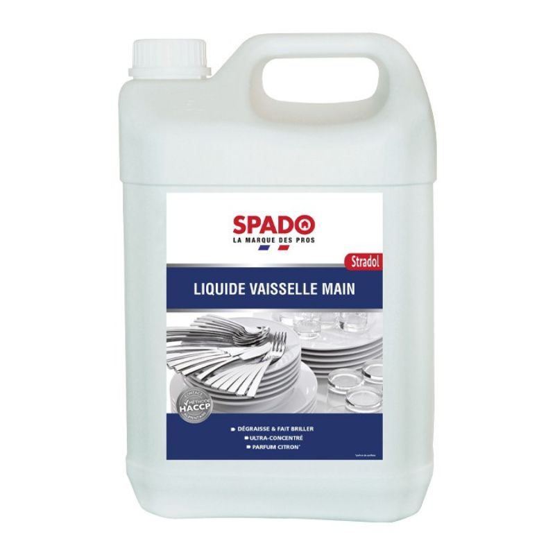 Liquide vaisselle main citron SPADO pro 5L