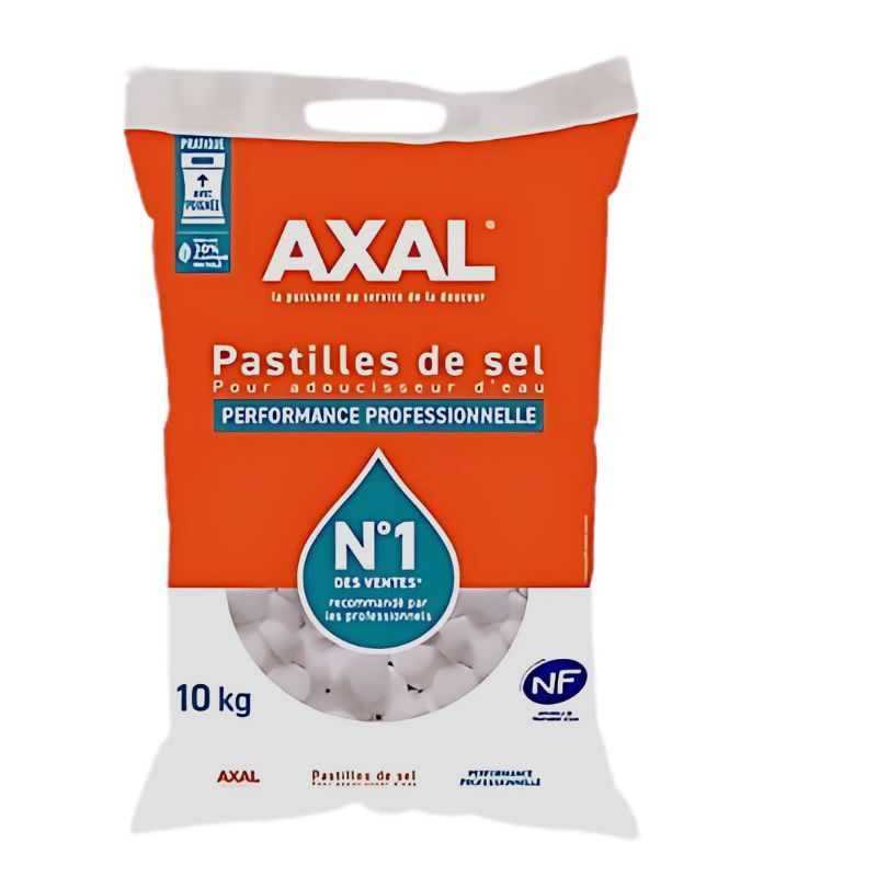 Sel régénérant pour adoucisseur d'eau, pastilles 10 kg AXAL