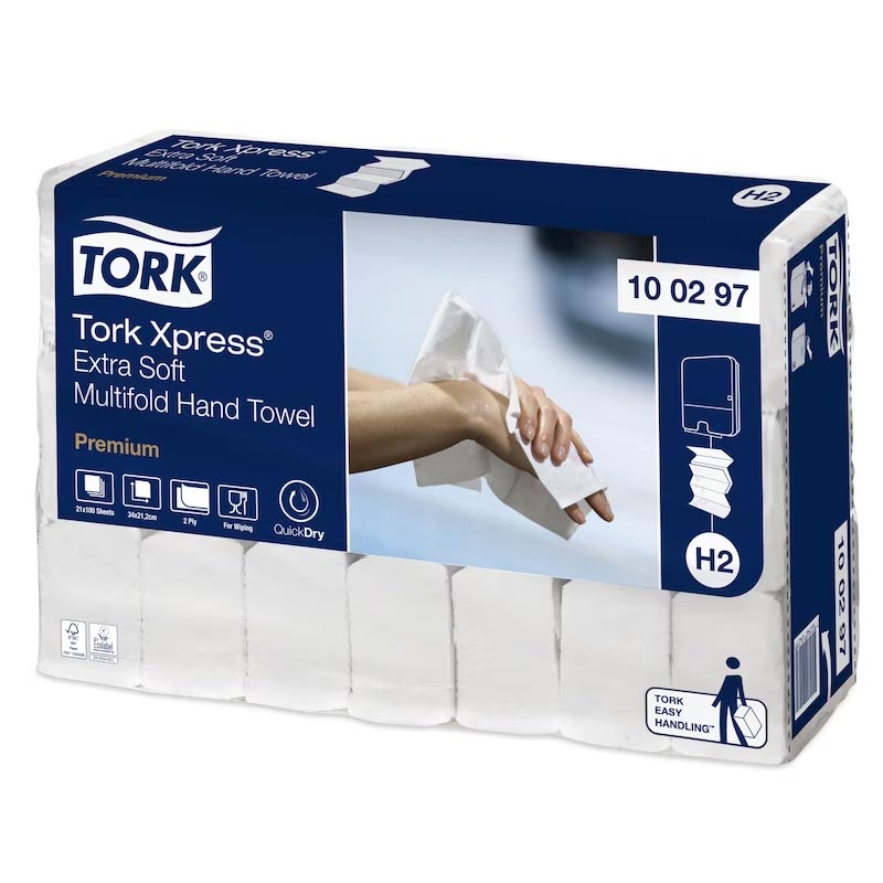 Essuie-mains interfoliés extra-doux Premium TORK Xpress