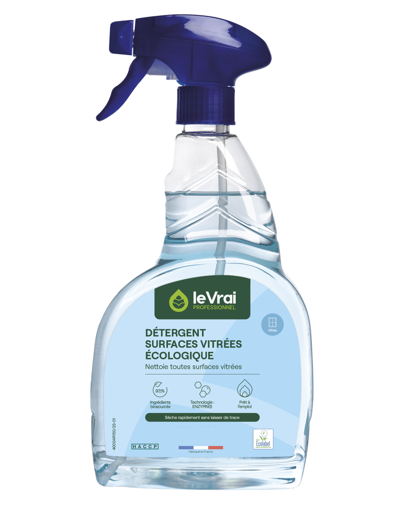 Détergent surfaces vitrées écologique 5301 LE VRAI PROFESSIONNEL 750 ml