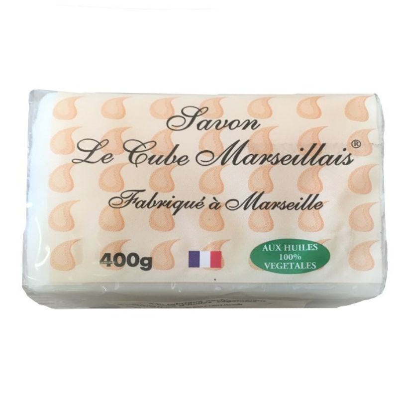 Savon Le Cube Marseillais aux huiles 100% végétales 400 g