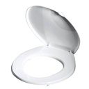 Abattant WC en polypro blanc GILAC