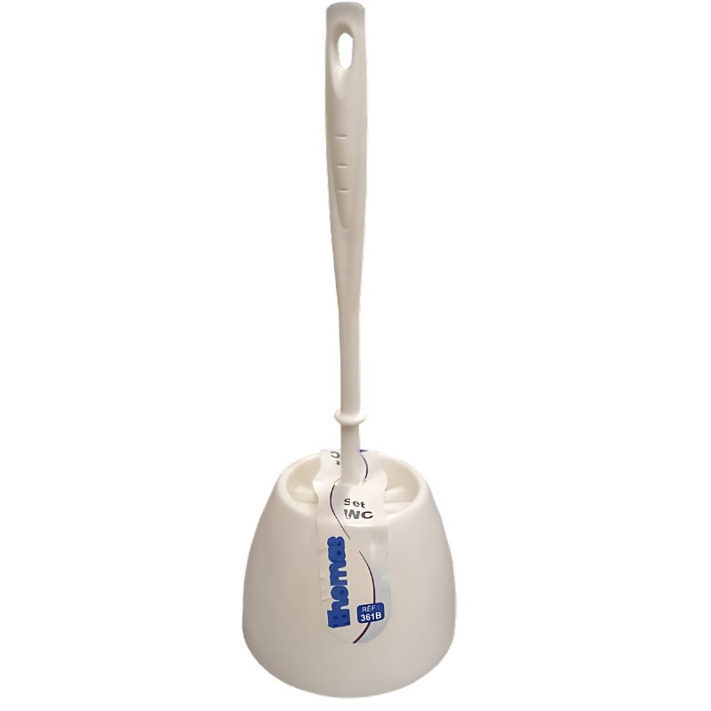 Ensemble sanitaire : brosse WC + pot rond BROSSERIE THOMAS