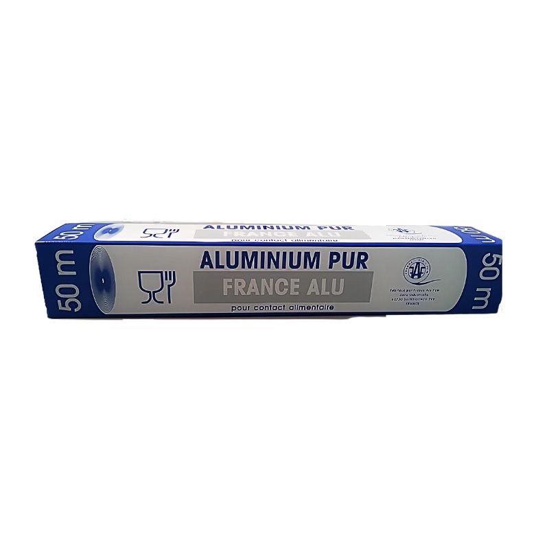 Papier aluminium alimentaire résistant 50 m x 32 cm