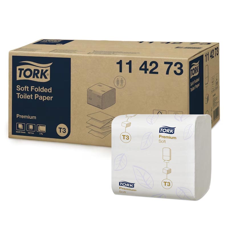 Papier toilette hygiénique doux TORK Premium 114273 x 30 rouleaux