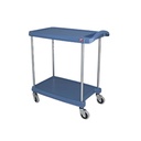 Chariot de service bleu MyCart® 2 nvx Microban®  80 x 46,5 cm