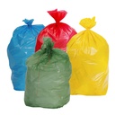 Sacs à déchets PE HD 4 couleurs au choix 50 L x 100