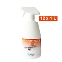 Désinfectant rapide surfaces et matériel en spray Aniospray Quick 12 x 1 L