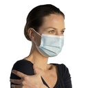 Masques protection respiratoire haute filtration type II 3 plis bleu x 50