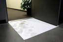 Tapis antibactériens pelables 117 x 90 cm blanc x 2