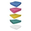 Lavettes 5 couleurs microfibre multi-usages x 10