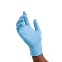 Gants jetables en nitrile non poudré bleu x 100