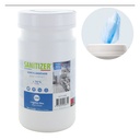 Lingettes nettoyantes désinfectantes bleues SANITIZER, boite de 200